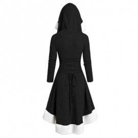 Hooded Long Sleeve Dress
